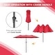 preview thumbnail 36 of 43, Ainfox 15Ft Patio Umbrella with Crank Without Base