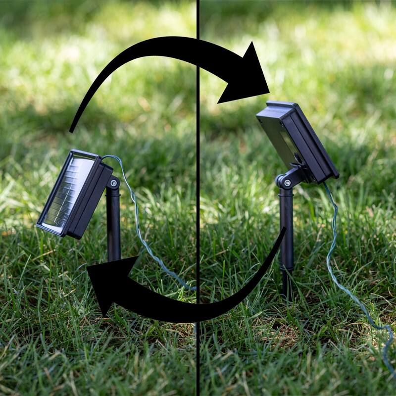 Novelty Lights 50 Light Solar LED Outdoor Christmas Mini Light Set, 12 Feet