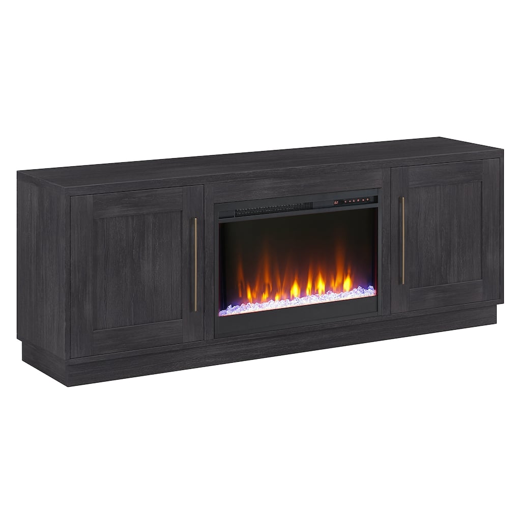 Tillman Rectangular TV Stand with 26" Crystal Fireplace for TV's up to 75"