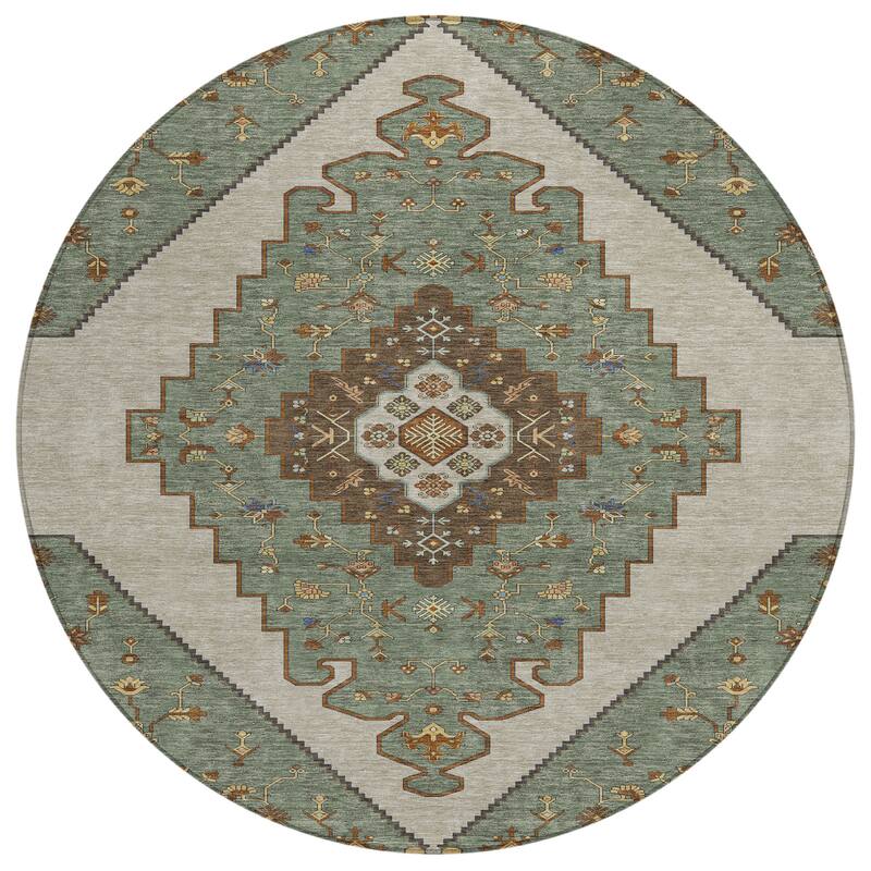 Machine Washable Indoor/ Outdoor Global Marrakesh Chantille Rug