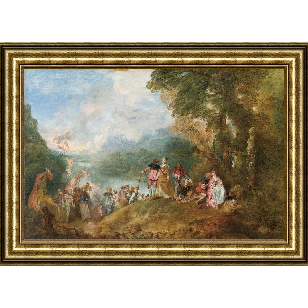 Pilgrimage to Cythera (The Embarkation for Cythera) by Jean Antoine ...