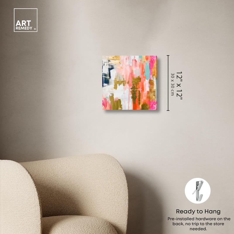 Exuberant Hues I Canvas by Art Remedy, Gallery Wrapped
