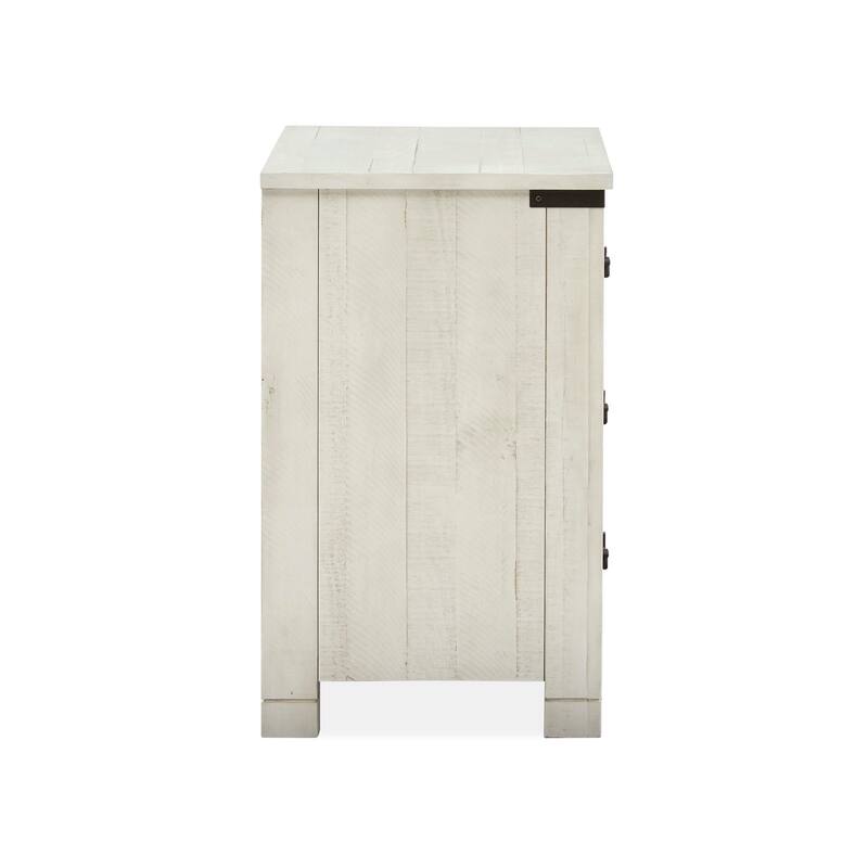 Magnussen Home Chesters Mill Alabaster Drawer Nightstand