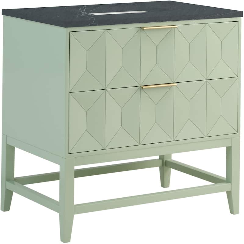 James Martin Vanities D100-V36-3CSP Emmeline 36" Free Standing Single