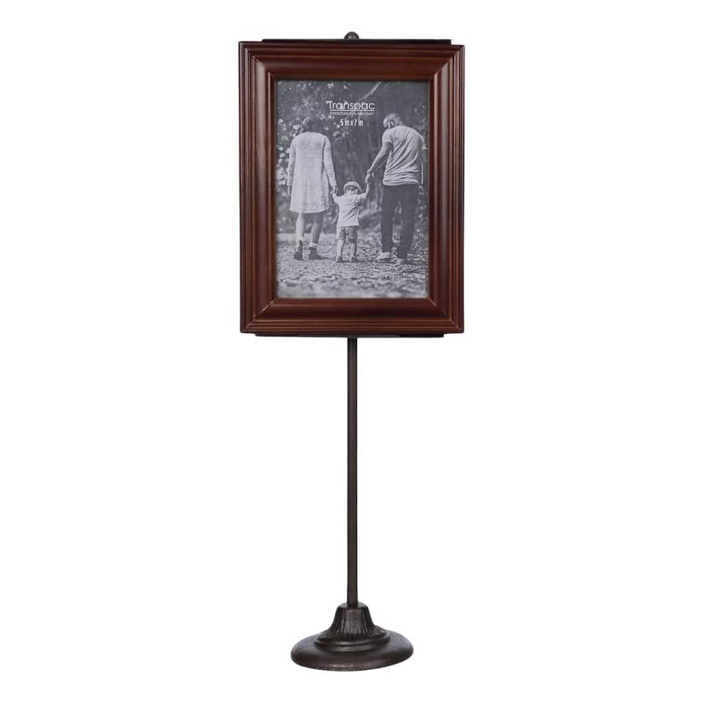 Transpac Large Metal/Wood Easel Frame Home Decorations Spring