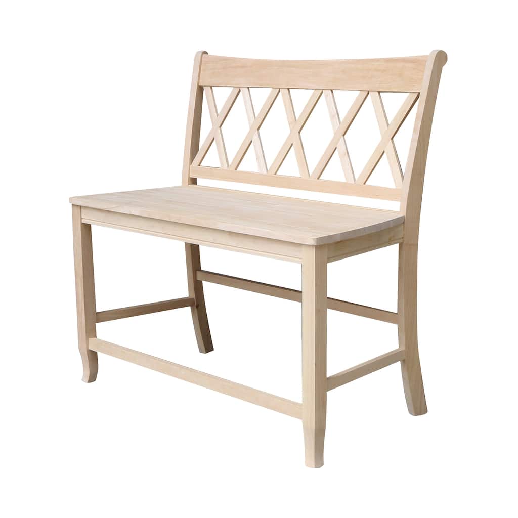 Double X-Back Bench - 24" Seat Height