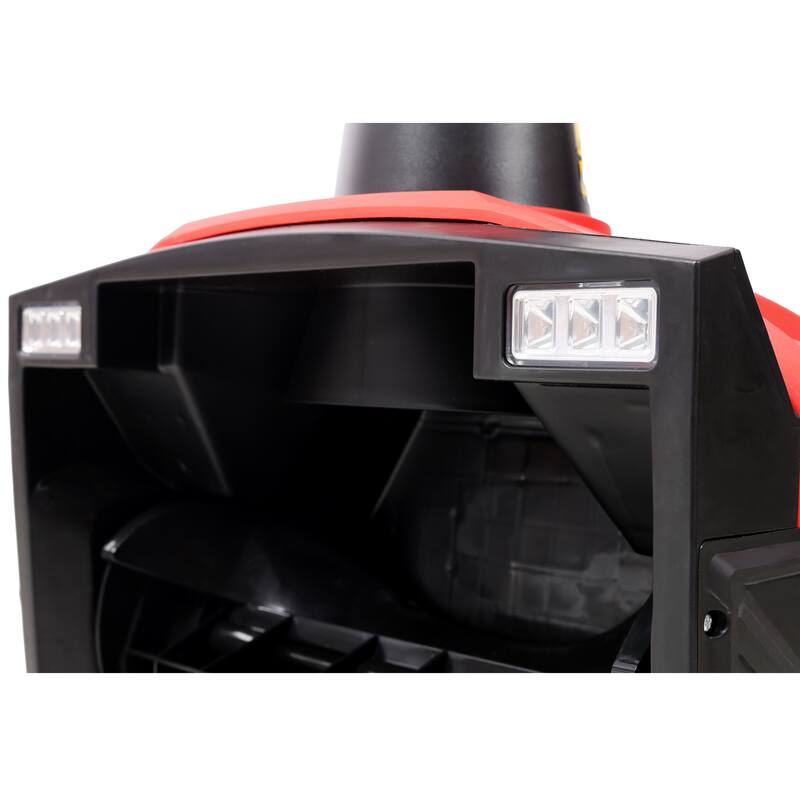 20inch Corded Electric Snow Thrower with LED,120V/60HZ,15 Amp Motor,30FT Throwing Distance - N/A