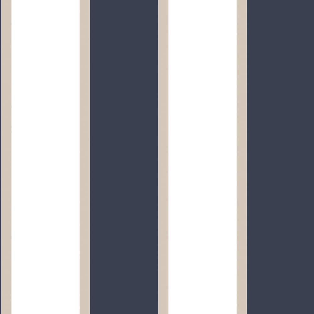 Galerie Wallcoverings Smart Stripes 2 Formal Stripe Vinyl on Non-Woven Matte Wallpaper Roll