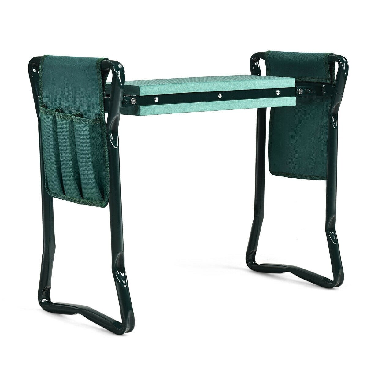 Folding Garden Kneeler and Seat Bench Green 23