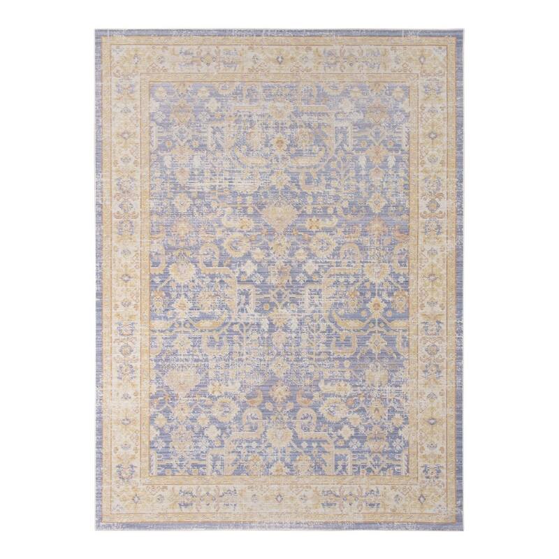 Pire Power Loomed Distressed Area Rug By HomeRoots