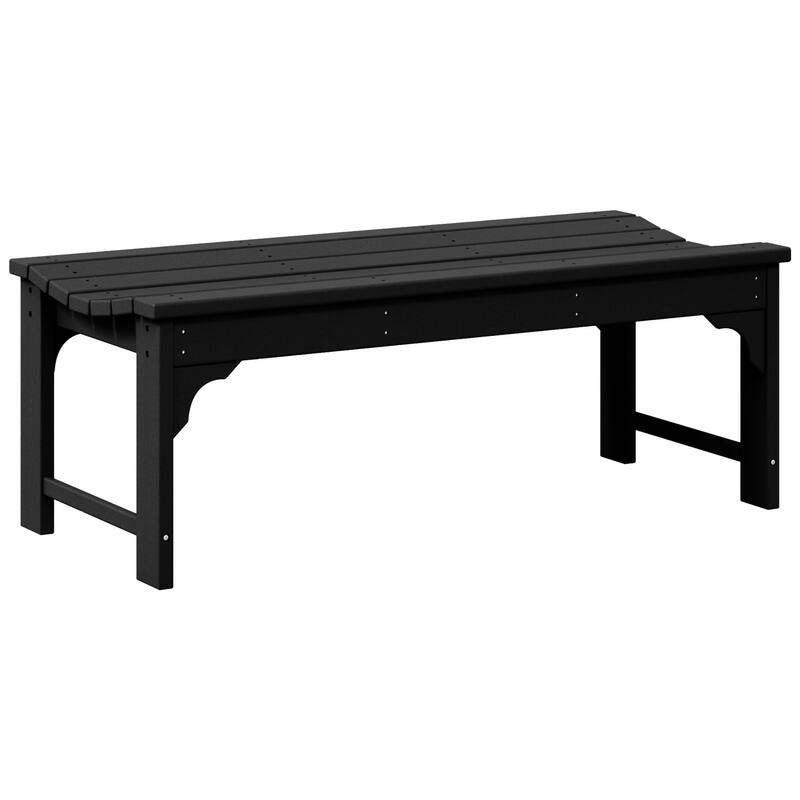 Polytrends Laguna Hdpe All Weather Outdoor Patio 48" Bench