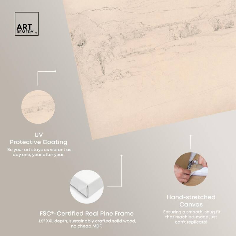 Study for View Mt. Washington Canvas by Art Remedy, Gallery Wrapped