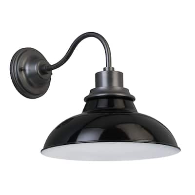 Design House 588566-GBG Hamilton 12" Tall Outdoor Wall Sconce
