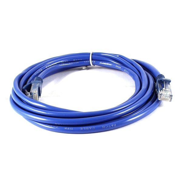 Unique Bargains 10Ft 8P8C RJ45 Cat5 Cat5e Ethernet Network Lan Cable WIre Cord Blue. Opens flyout.