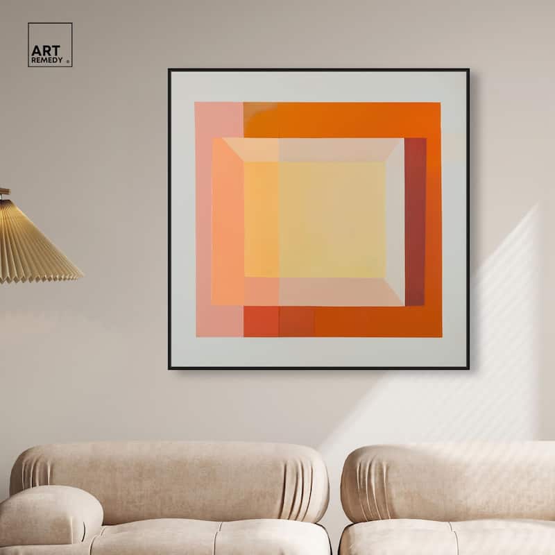 Minimal Color Blocks II Canvas by Art Remedy