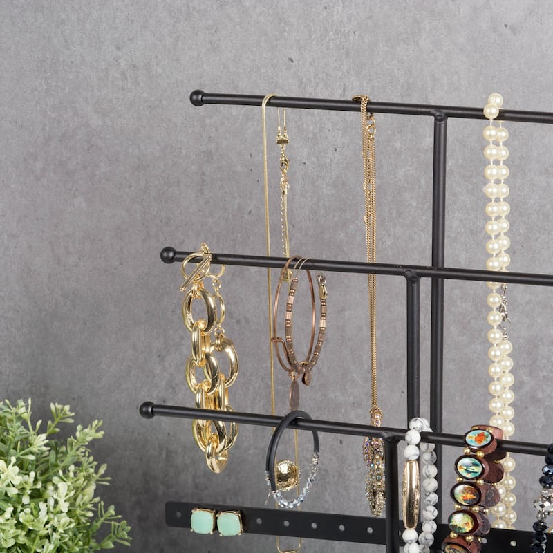 DII 3 Tier Jewelry Organizer Black