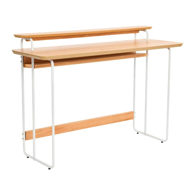 Computer Desk with Wood Veneer