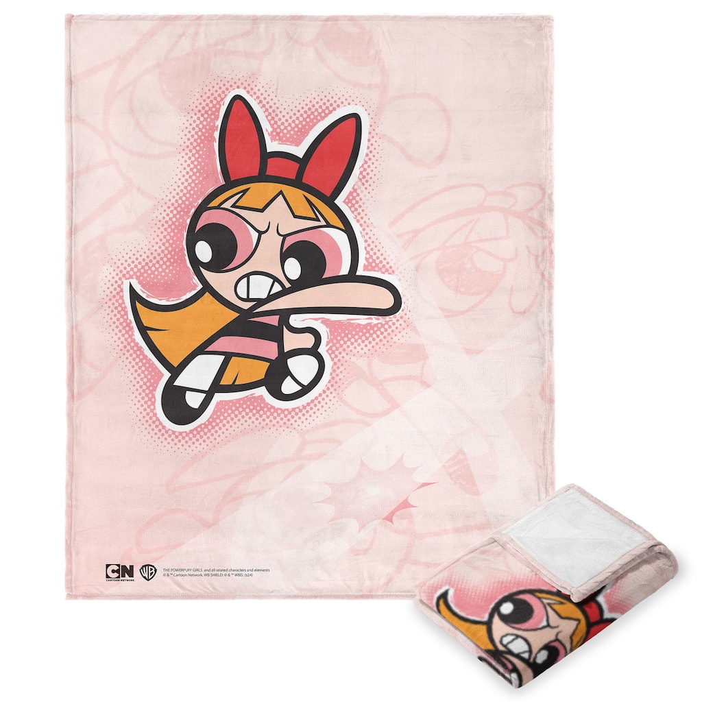 Warner Brothers Powerpuff Girls Silk Touch Throw Blanket