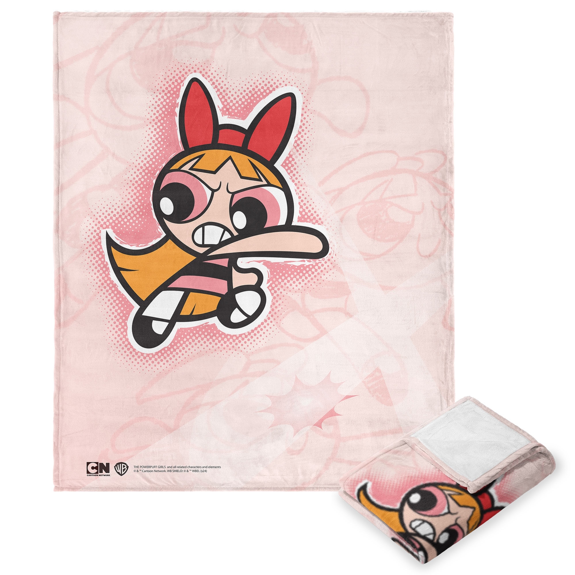 Warner Brothers Powerpuff Girls Silk Touch Throw Blanket