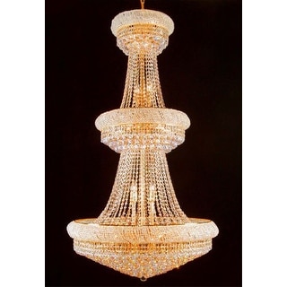 French Empire Crystal Chandelier H66 x W36 Perfect for Entryway/Foyer - Chandeliers For Bedrooms by Overstock.com