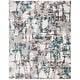 preview thumbnail 60 of 84, SAFAVIEH Skyler Roumpini Modern Abstract Rug 10' x 14' - Grey/Blue - Rectangle