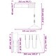 preview thumbnail 4 of 15, vidaXL Swing Set Outdoor Backyard Wooden Playground Equipment for Kids Age 3-8