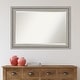 preview thumbnail 29 of 36, Beveled Bathroom Wall Mirror - Parlor Silver Frame