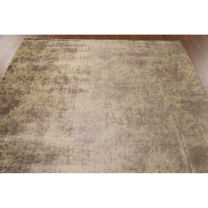 Abstract / Modern Area Rug Handmade Wool Carpet - 6'6" x 9'10"