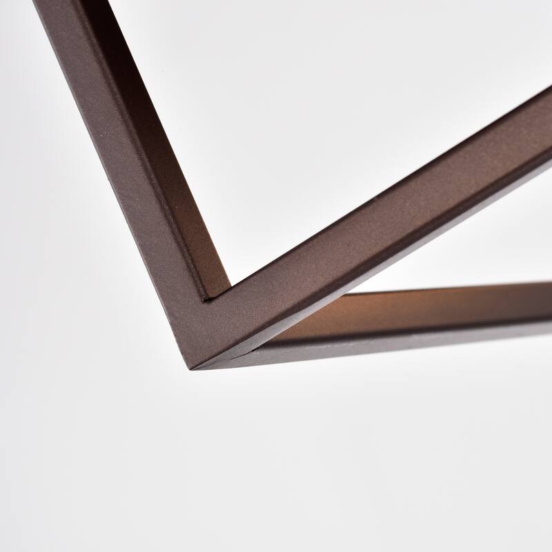 2-light Oil Rubbed Bronze Flush Mount
