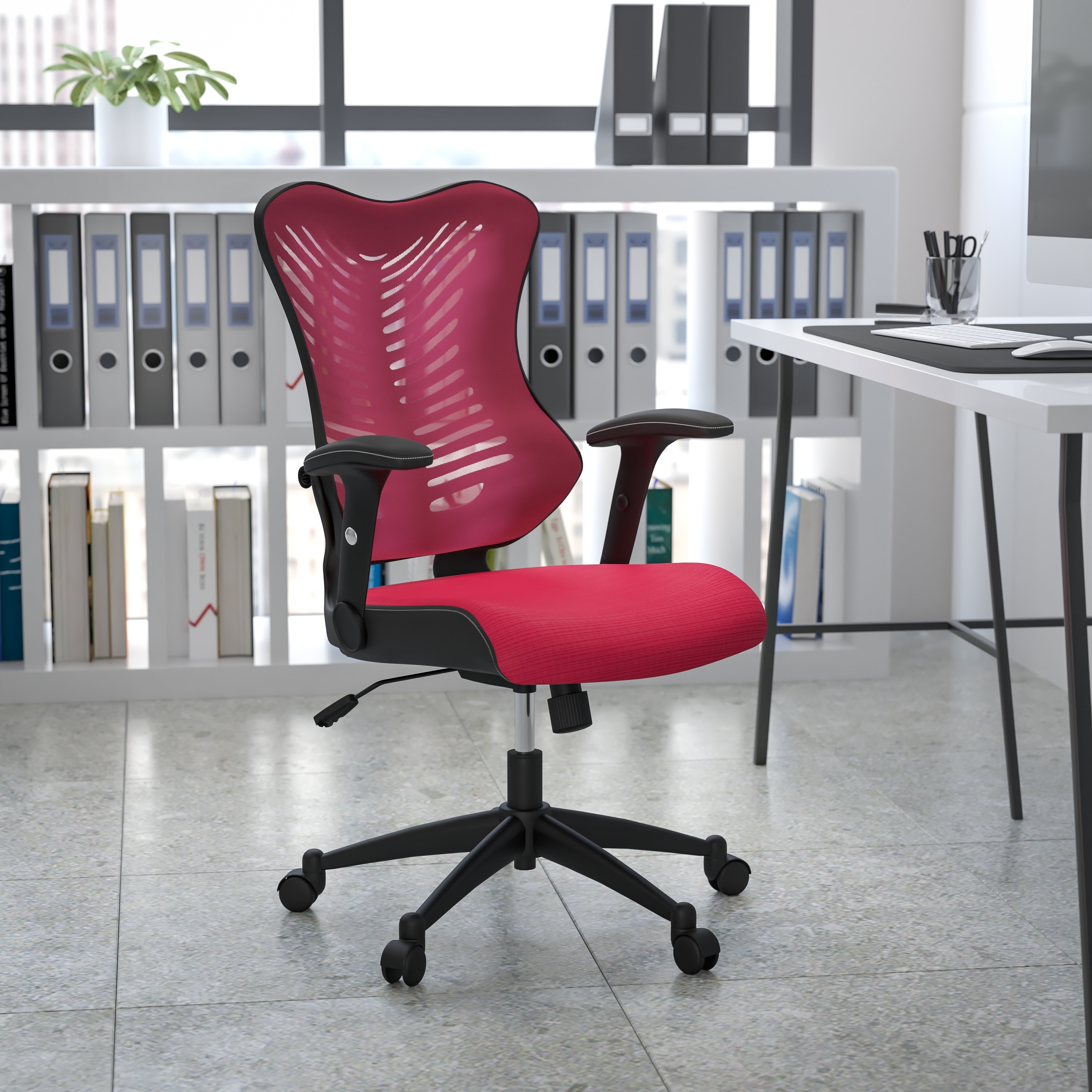 Wall street high clearance back chair