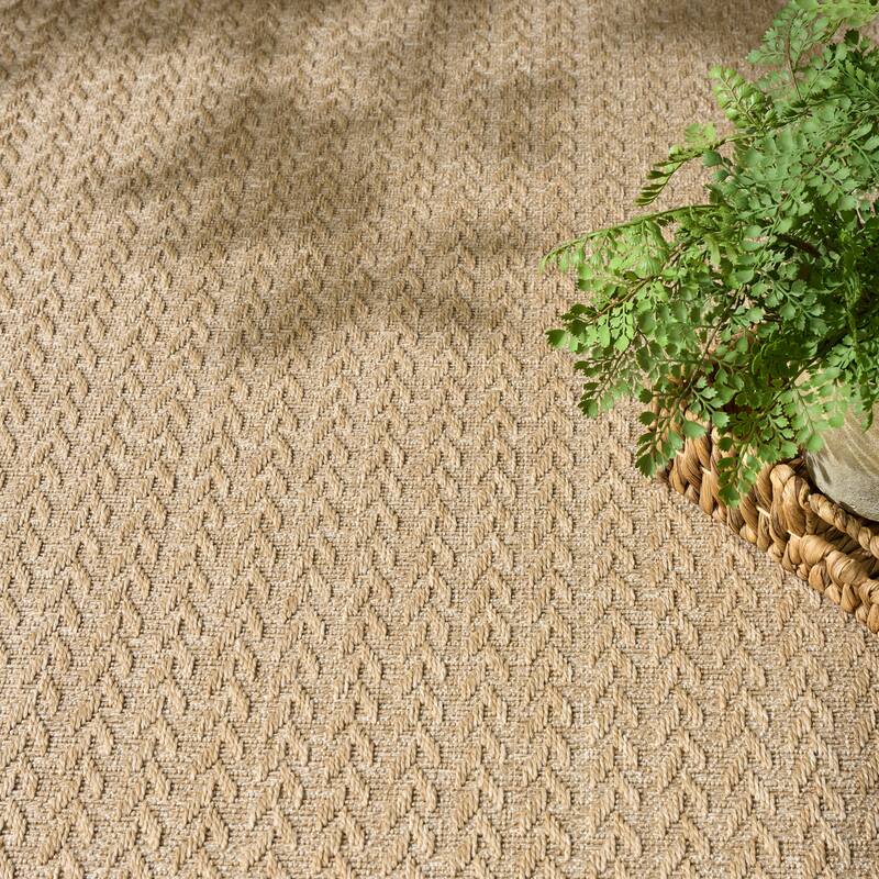 Nourison Tulum Indoor/Outdoor Chevron Area Rug