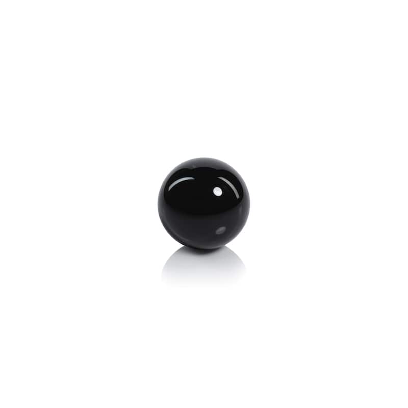 Noyon Crystal Glass Fill Decorative Balls, Set of 2