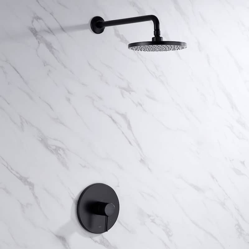 Luxier SS-B01 Single-Handle 1-Spray Shower Faucet with Valve