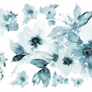 RoomMates Watercolor Floral Peel And Stick Giant Wall Decals