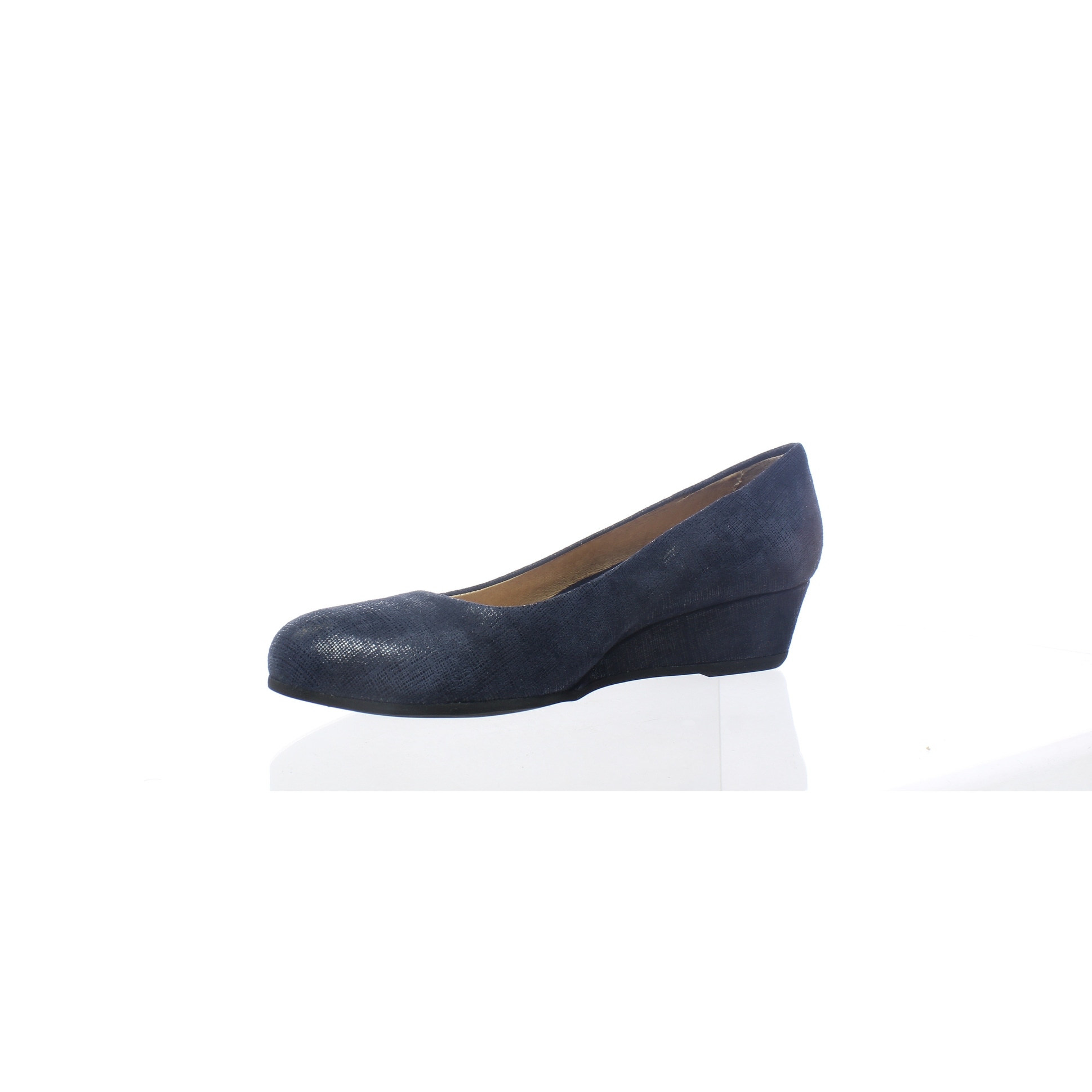 navy wedge shoes size 5