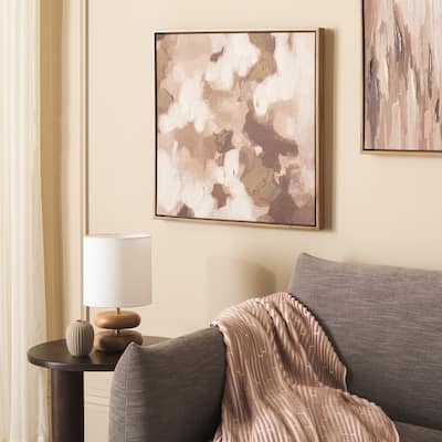 SAFAVIEH Home Coffee Cake 24-inch Brown/Cream Framed Wall Art - Brown/Creme