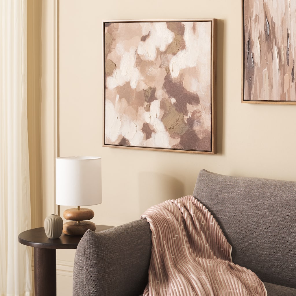 SAFAVIEH Home Coffee Cake 24-inch Brown/Cream Framed Wall Art - Brown/Creme