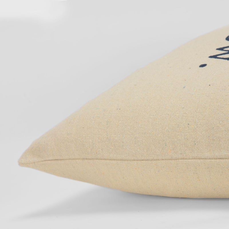 "Be Here Now." Decorative Pillow