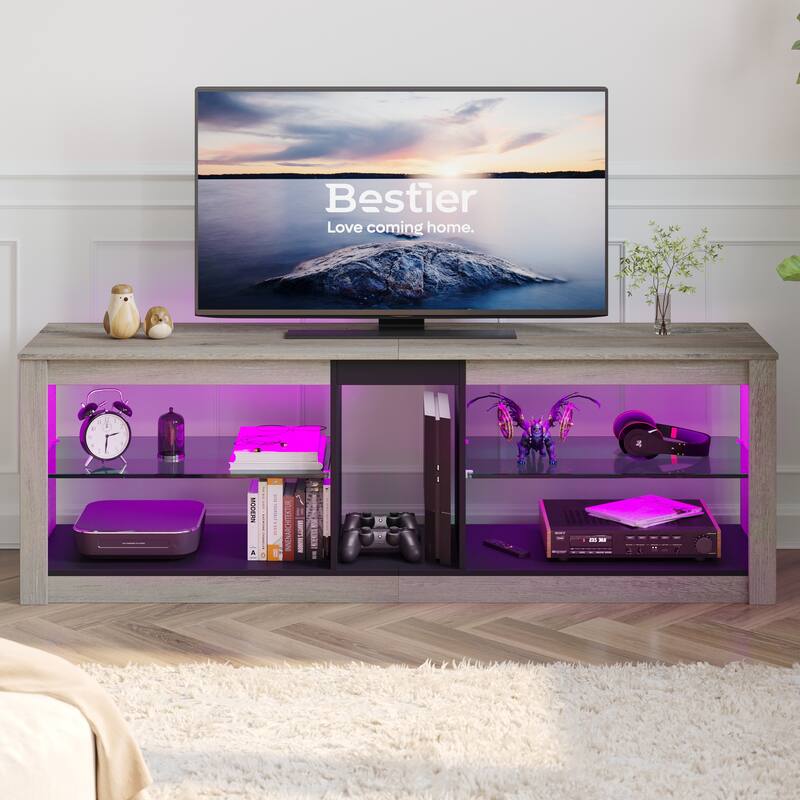 55 inch Entertainment Center LED TV Stand up to 65 Inch TVs for Living