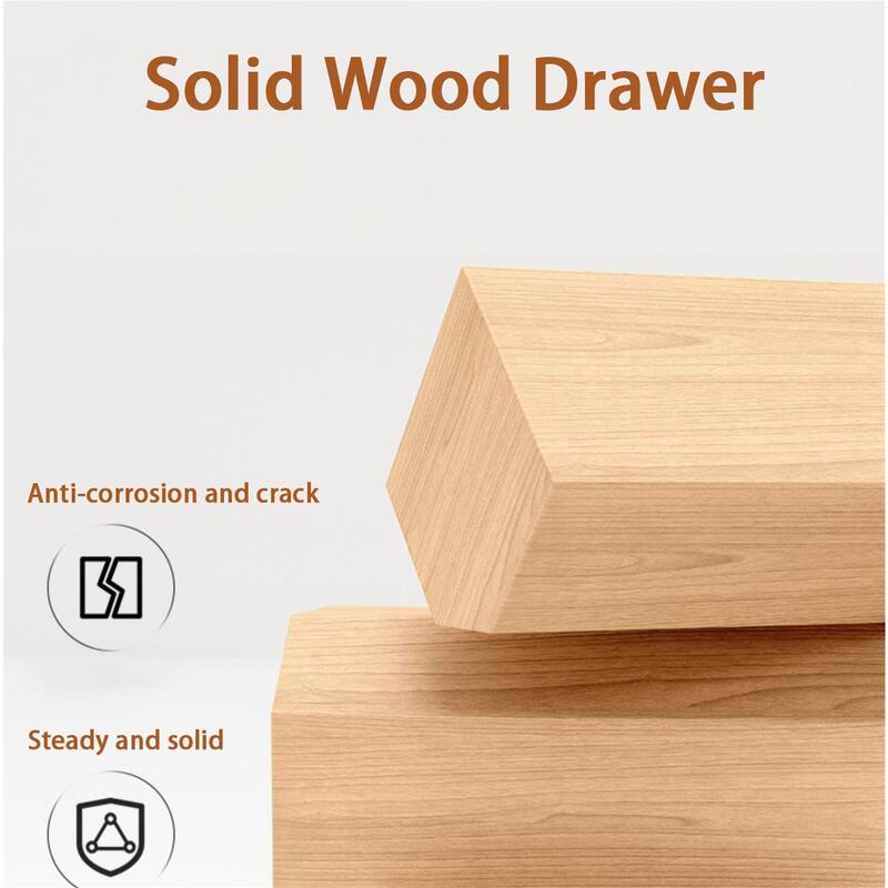 Bedside Cabinet with Two Drawers