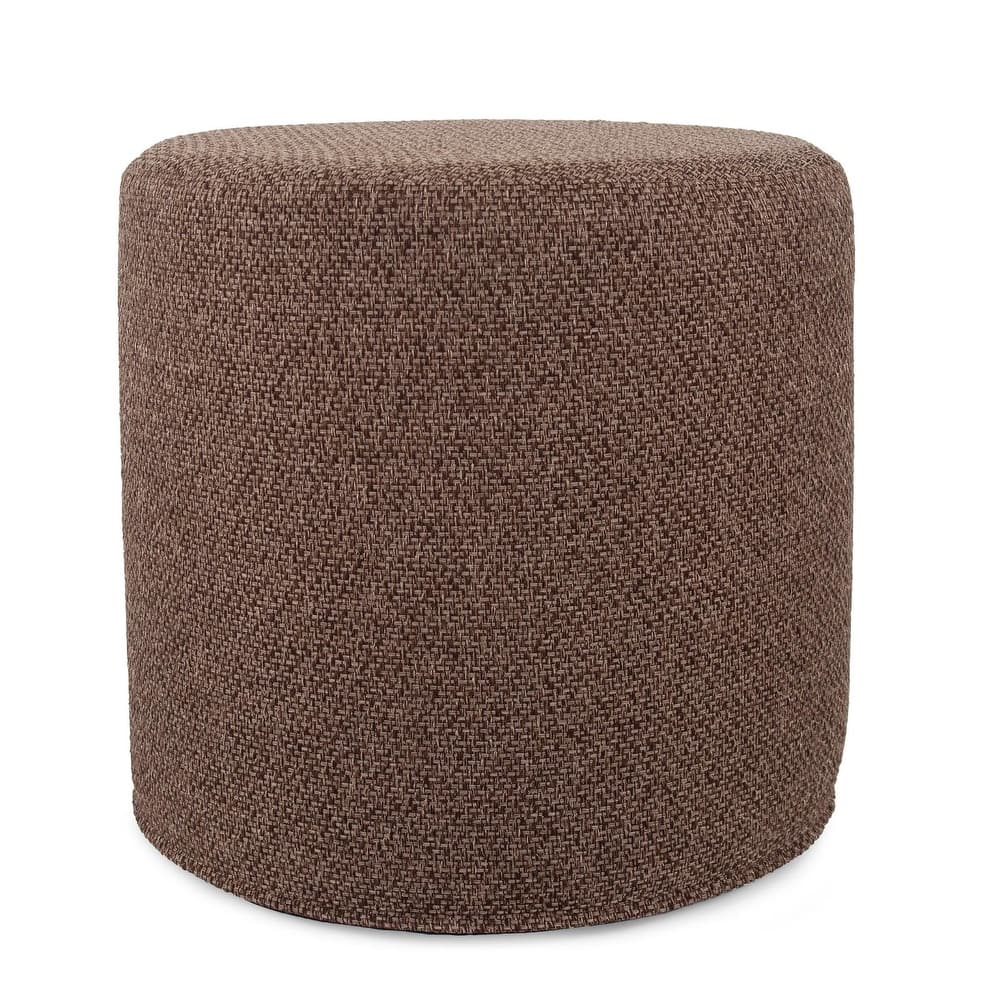 Allan Andrews No Tip Cylinder Ottoman with Cover, Panama Collection