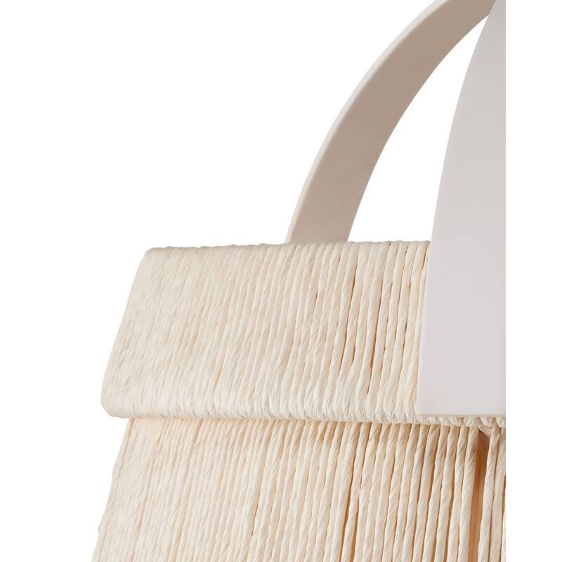 Currey & Company Parnell White Pendant - 37.5"h x 27.75"dia