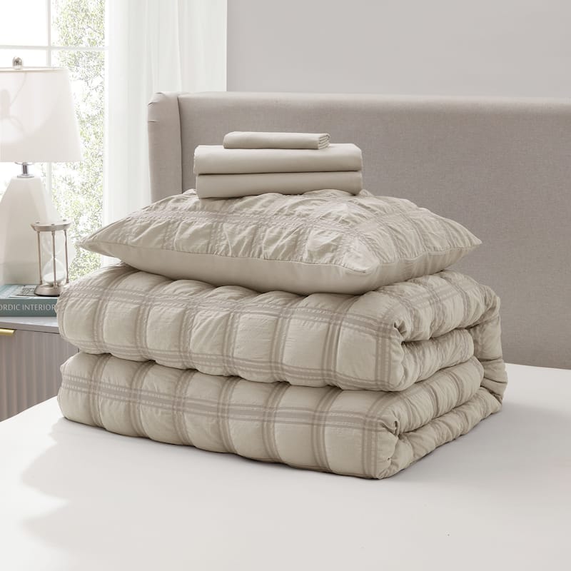 Empyrean Modern Comforter Seer Sucker
