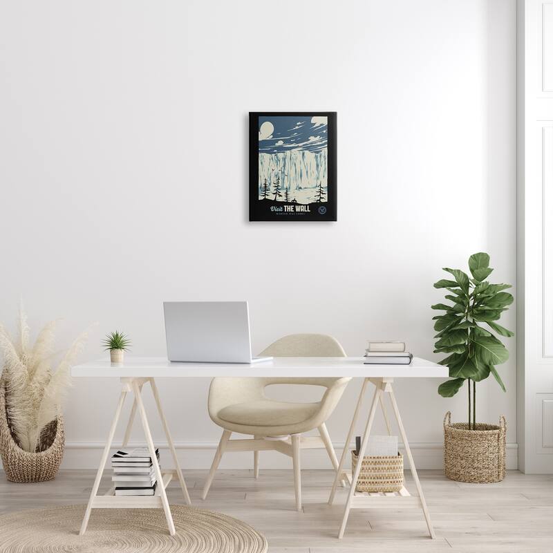 Stupell Winter Has Come Fantasy Landscape Stretched Canvas Wall Art, Design by Matheus Lopes Castro