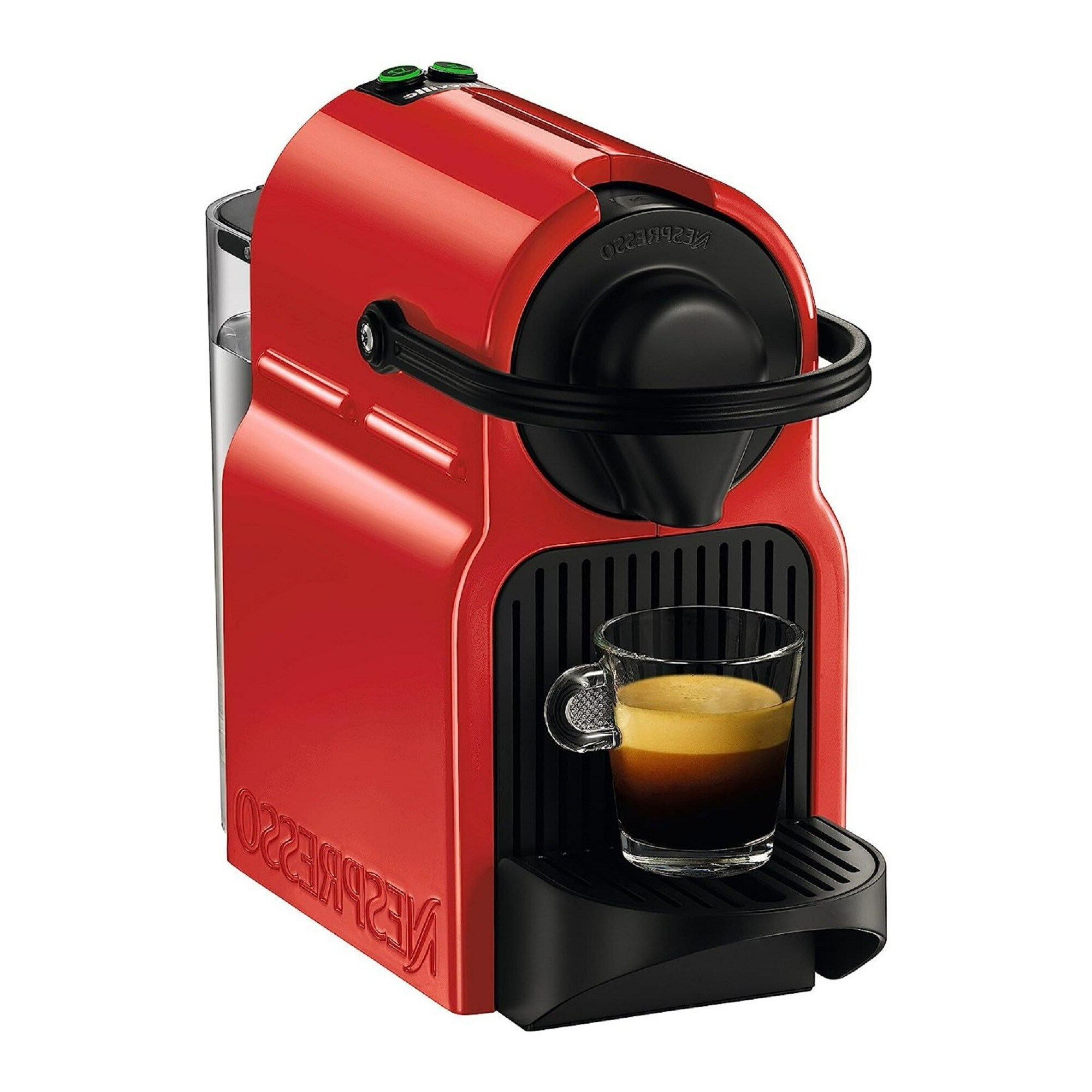 Nespresso Inissia Espresso Machine (24 oz., Red) w/ Capsules (14