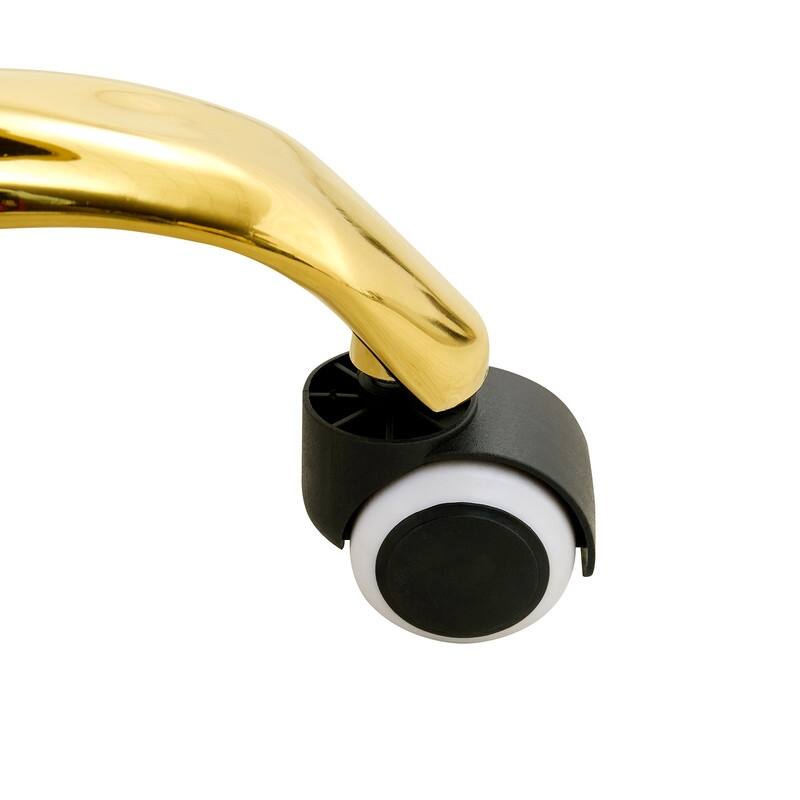 Velvet Bubble Chain Accent Chair with Gold Casters - Modern Sculptural Seating for Living Room & Office