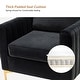 preview thumbnail 34 of 43, Ganymedes Modern Velvet Accent Arm Chair with Golden Legs by HULALA HOME