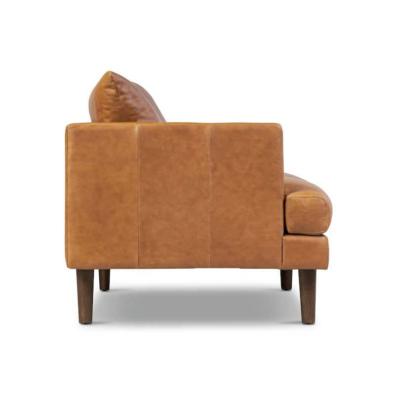 Poly & Bark Girona 88" Sofa - Full Grain Genuine Italian Leather