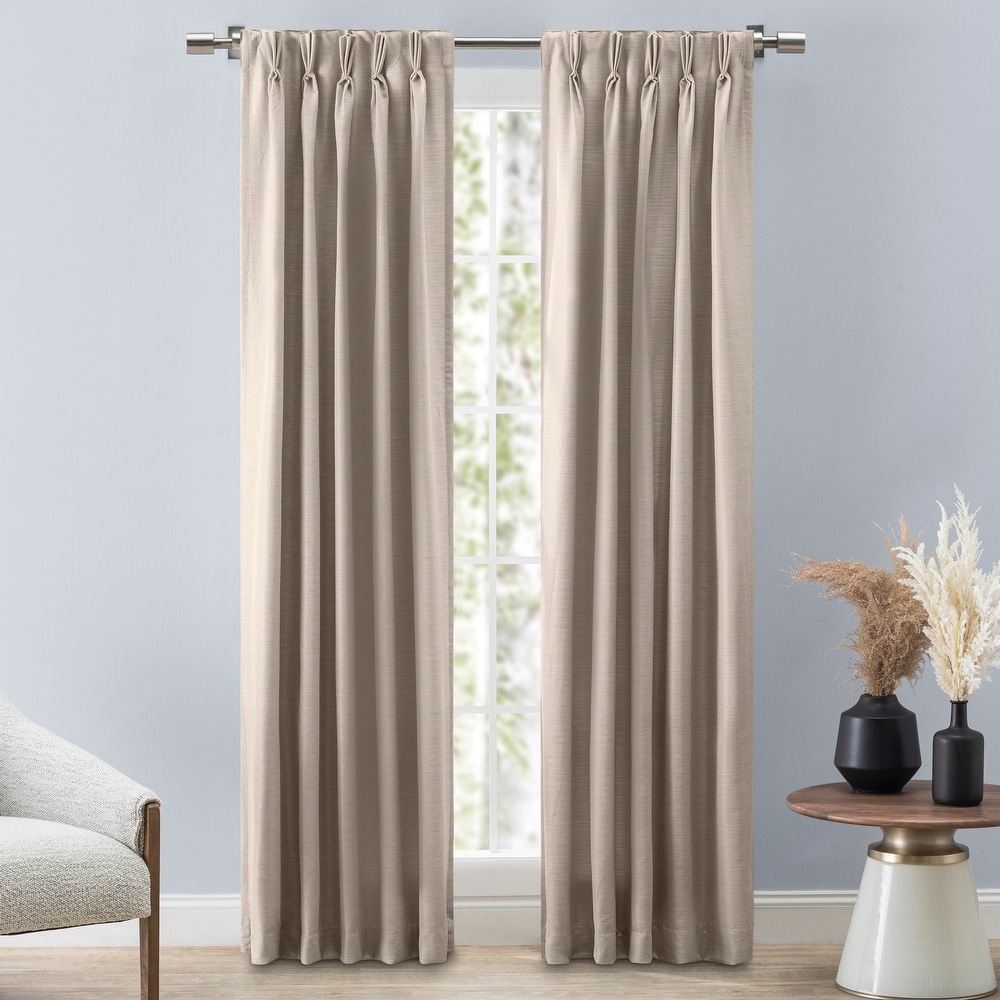 Off-White Pinch Pleat Curtains - Bed Bath & Beyond