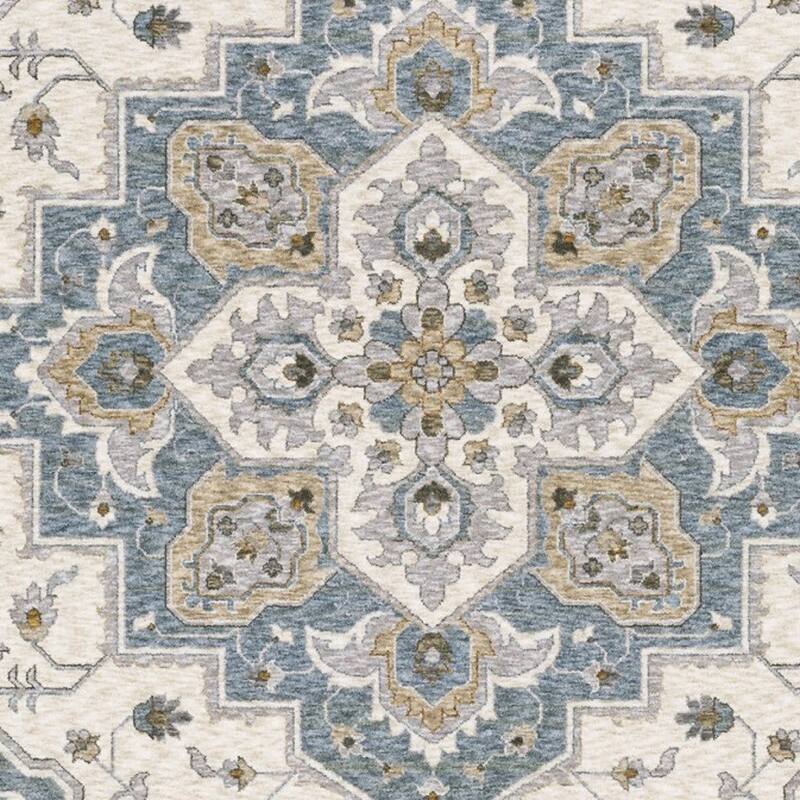 HomeRootsMedallion Traditional Runner Area Rug